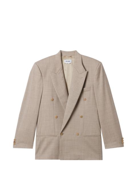 HED MAYNER double-breasted pinstripe blazer
