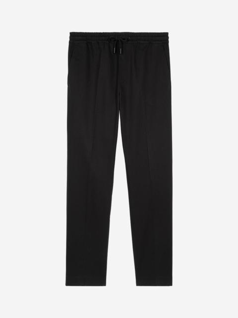 The Kooples BLACK STRAIGHT PANTS