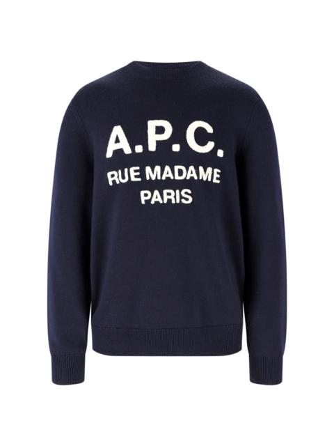 A.P.C. VIRGIN WOOL SWEATER