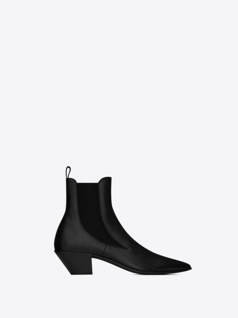 SAINT LAURENT ellis boots in smooth leather