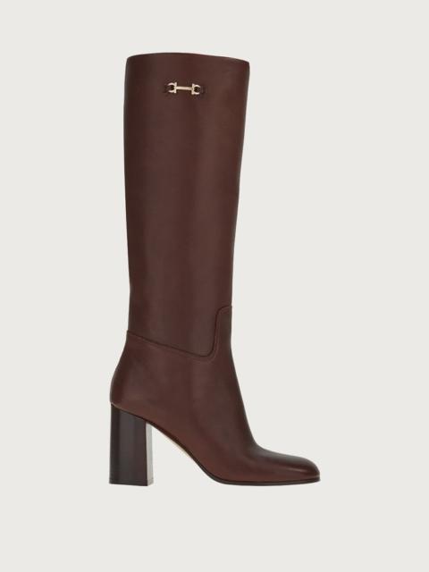 FERRAGAMO DOUBLE GANCINI BOOT