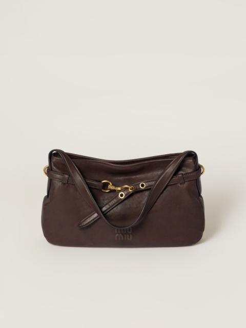 Miu Miu Aventure nappa leather bag