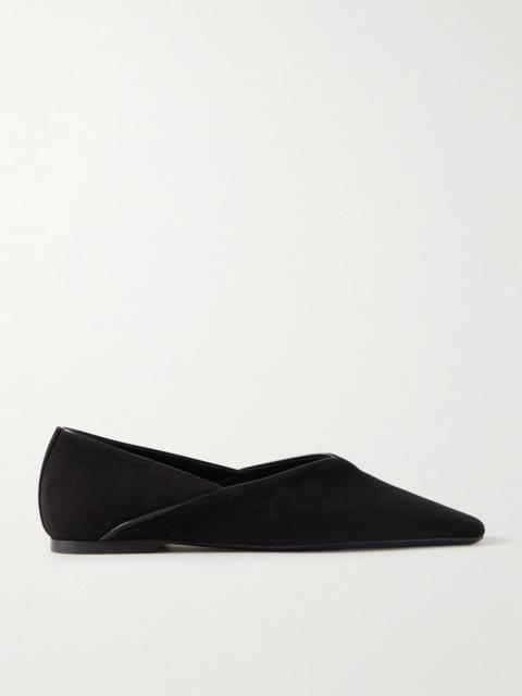 TOTEME The Everyday Suede Ballet Flats