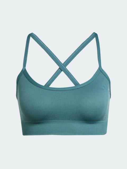 adidas Workout Essentials Light-Support Knit Bra