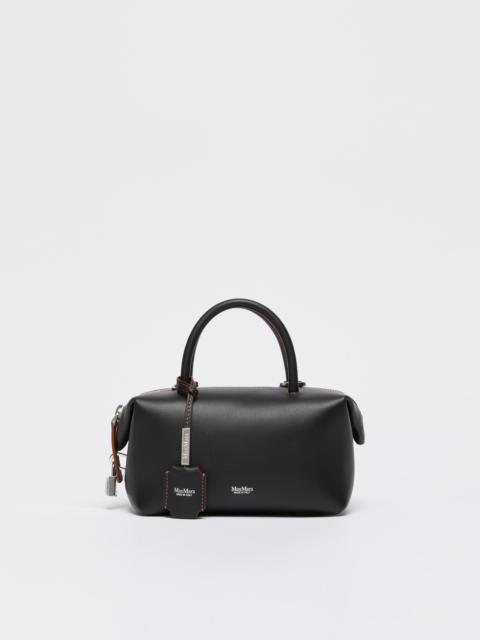 Max Mara HOLDALLS Small shiny leather satchel bag