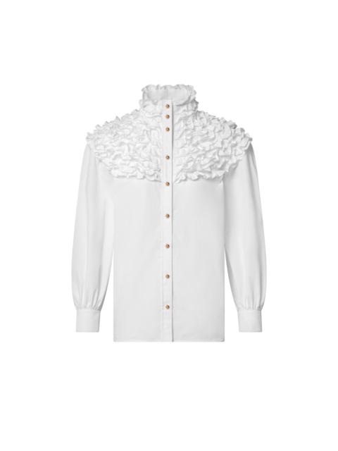 Louis Vuitton Ruffle Neck Shirt