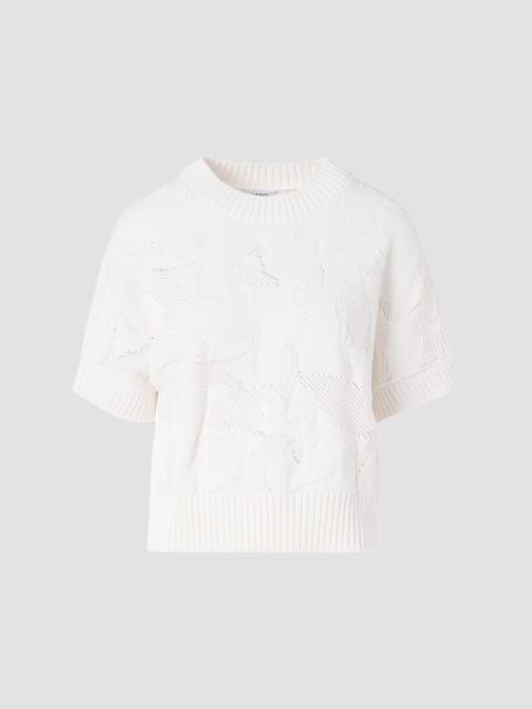 AKRIS Women's Textured Knit Wool Sweater - Cream