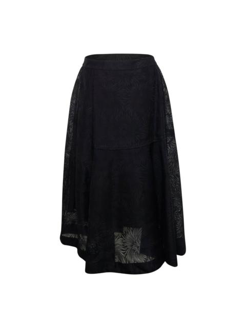 3.1 Phillip Lim Organza Fil Coupé Midi Skirt