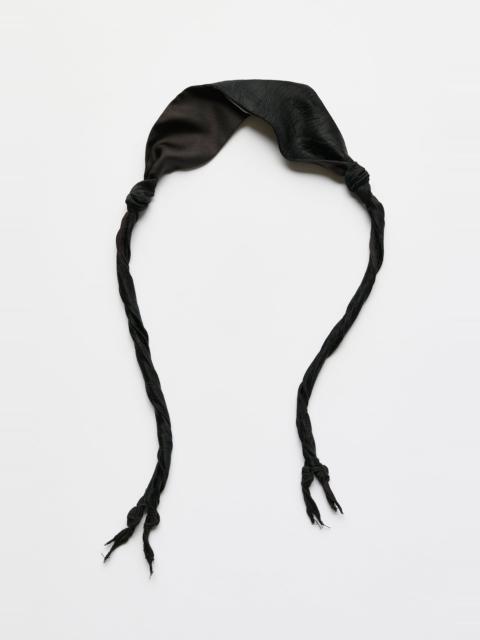 Our Legacy Twisted Tie Noir Bloom Liquid Acetate