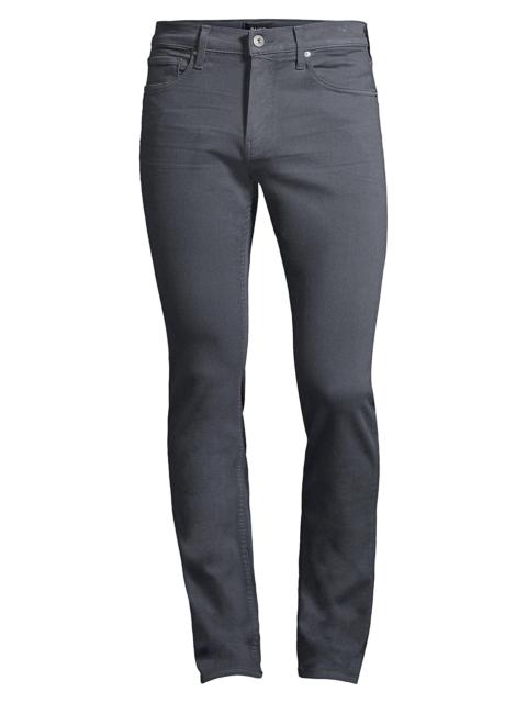 PAIGE Lennox Stretch Slim-Fit Jeans - Pewter Stone