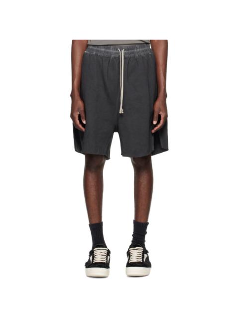 Rick Owens DRKSHDW Black Tower Long Boxers Shorts