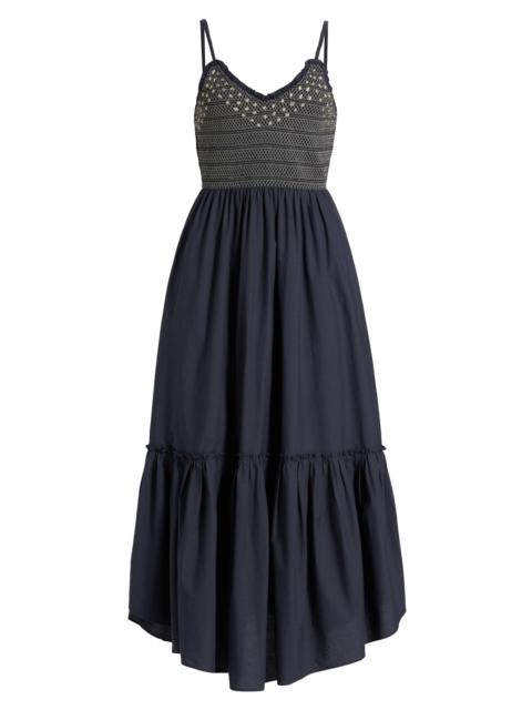 RAMY BROOK Women's Lucia Cotton Maxi Dress - Spring Navy
