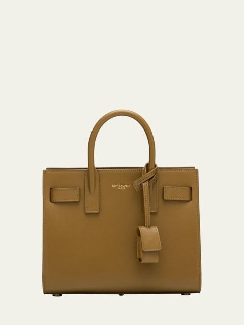 SAINT LAURENT Sac De Jour Nano Top-Handle Bag in Smooth Leather