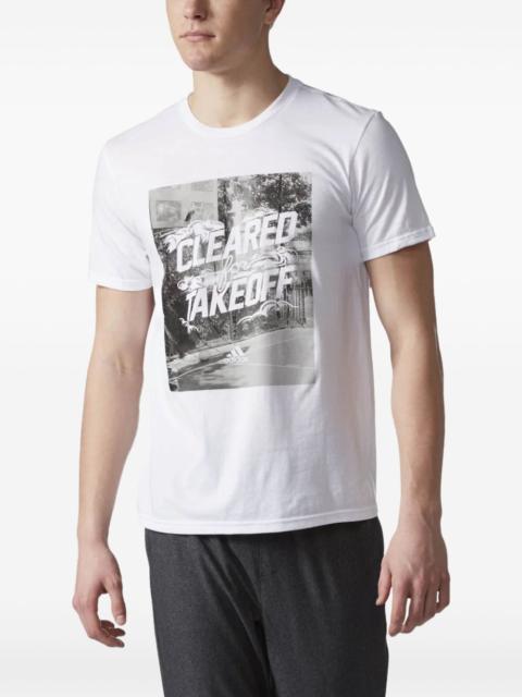 adidas Stadium Take Off Ball "White" T-shirt