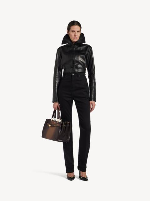 BALENCIAGA Women's Cropped Jacket in Black