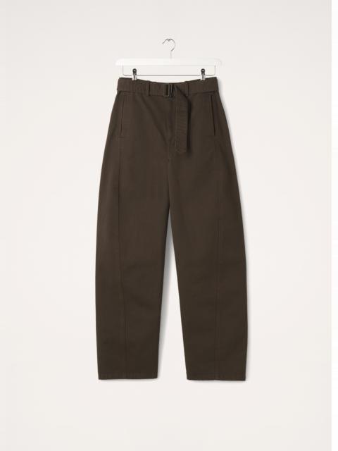 Lemaire TWISTED BELTED PANTS | REVERSIBLE