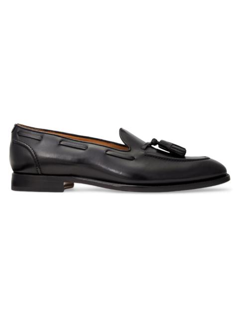 Ralph Lauren Men's Luther Tasseled Leather Loafers - Black