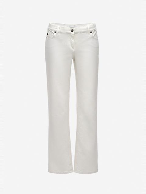 MAGDA BUTRYM Cropped straight-leg jeans in cream