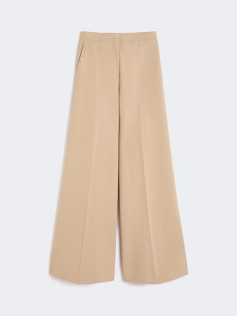 Max Mara TAVERNA Compact jersey trousers - ALBINO