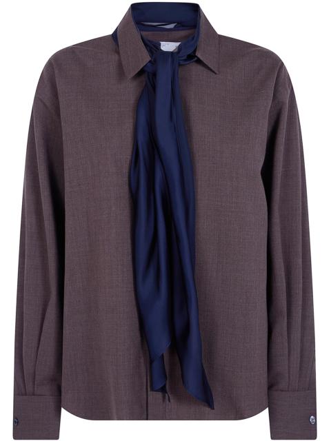 sacai Shirt Polyester Wool "Suiting Shirt"