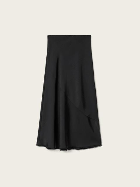 ALLSAINTS DARYA BIAS CUT MAXI SKIRT