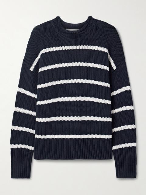 LA LIGNE Marina Striped Cotton Sweater