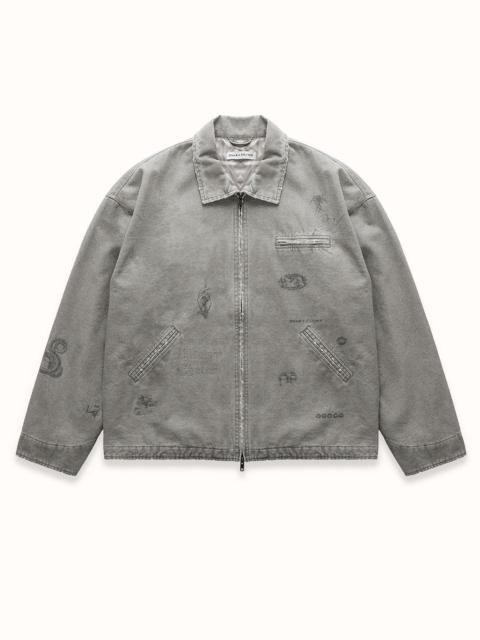 DUKE + DEXTER MC Sketch Sun Faded Grey Jacket