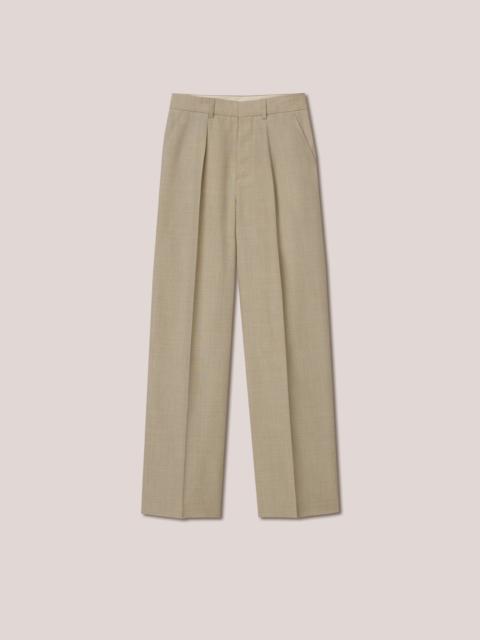 Nanushka CIAN - Summer suiting straight-leg pants - Sand melange