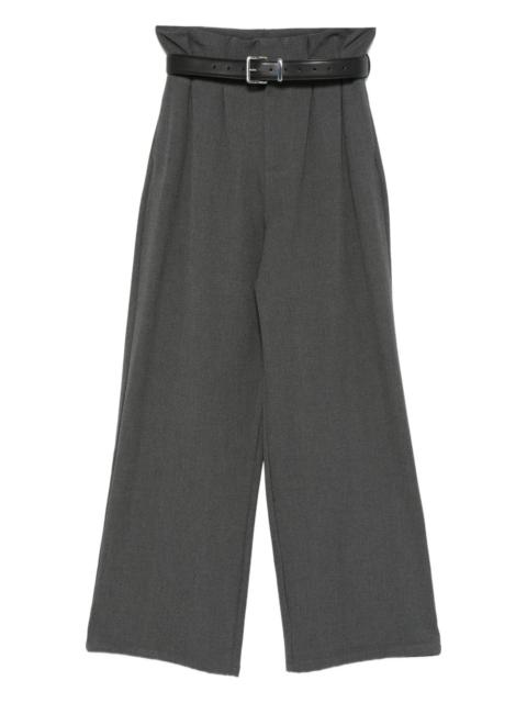 ELEH belted-waist trousers