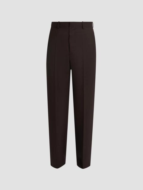 Maison Margiela Men's Wool Trousers - Dark Brown