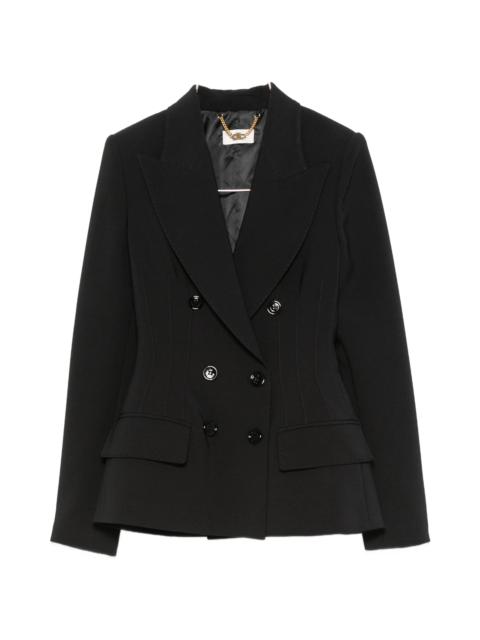 ELISABETTA FRANCHI Elisabetta Franchi Double-breasted Peaked-lapel Blazer