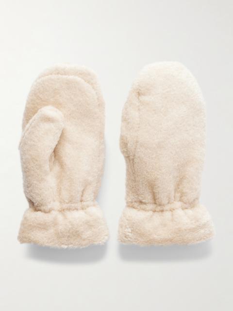 Moncler Embroidered Fleece Gloves