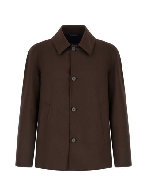 buttoned shirt jacket