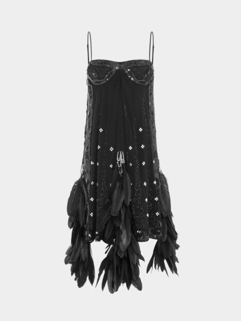 16ARLINGTON LOA MIDI DRESS IN EMBROIDERED TULLE