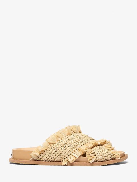 MICHAEL KORS Peyton Fringe Crocheted Sandal