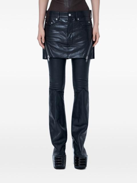 Rick Owens Bolan Banana zip-detail mini skirt