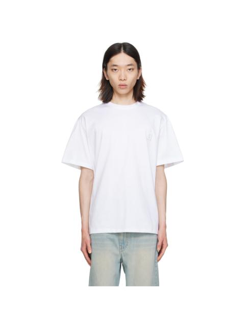 White Embossed T-Shirt