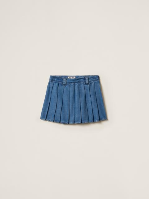 Miu Miu Denim miniskirt