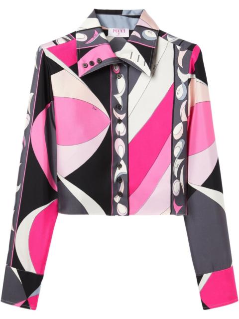PUCCI Presci cropped shirt