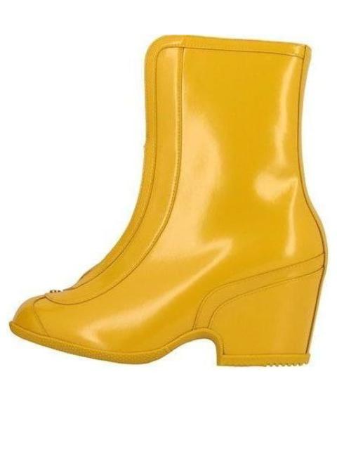 GUCCI (WMNS) Gucci Rubber Kitt Ankle Boots 'Yellow' 589867-HRO10-7666