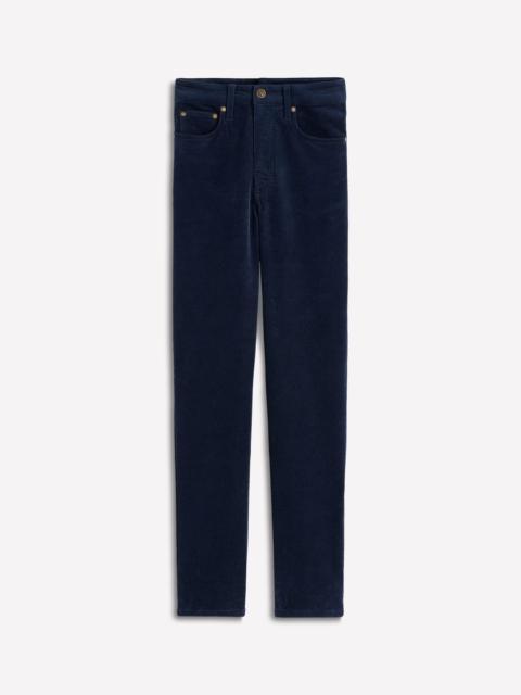 BODEN High Rise Cord Slim Jeans-Navy