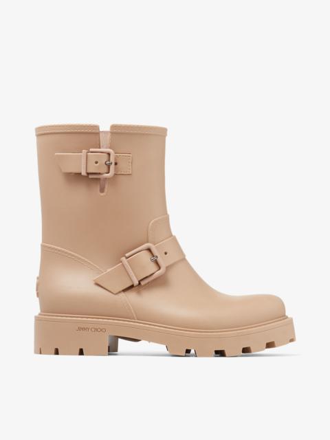 JIMMY CHOO Yael Flat
Camel Biodegradable Rubber Rain Boots