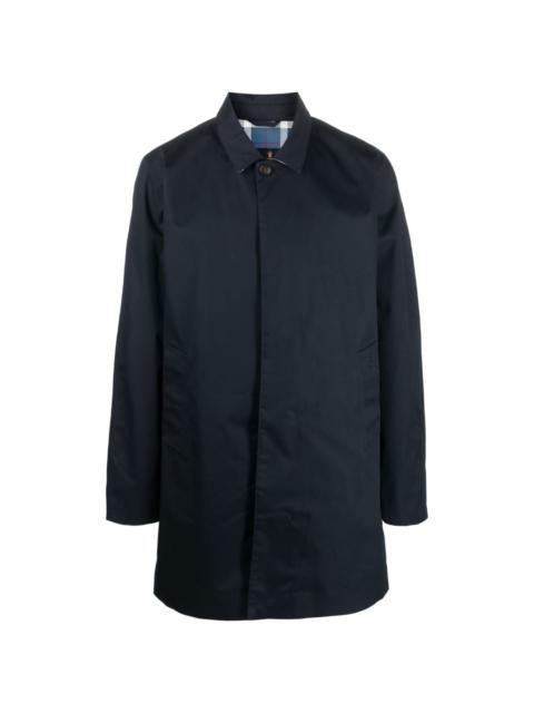 Barbour single-breasted long-sleeve coat