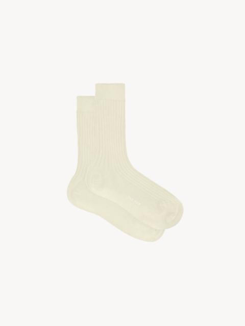 The Row Autho Socks in Cashmere and Silk