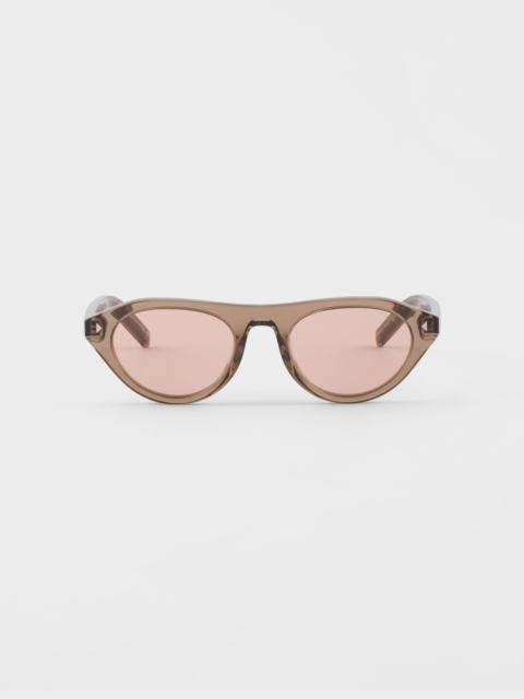 Prada Prada sunglasses with the iconic metal plaque