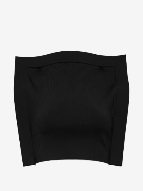 Alexander Wang strapless cropped top