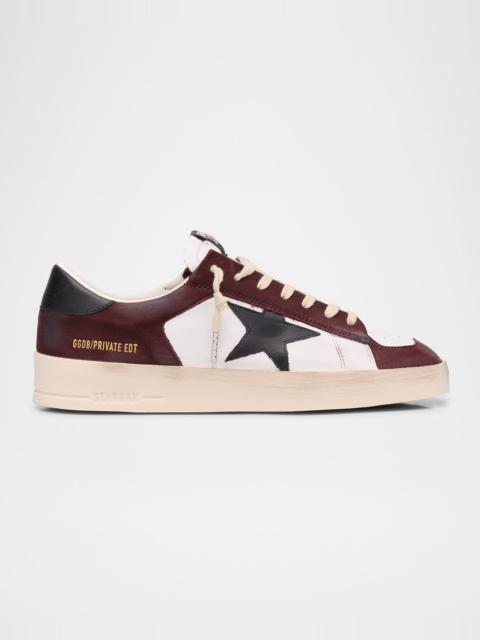 Golden Goose Men's Stardan Leather Low-Top Sneakers