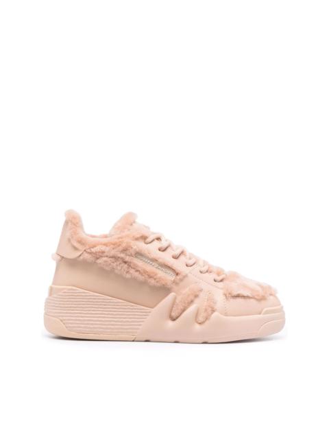 Giuseppe Zanotti shearling-trim high-top sneakers