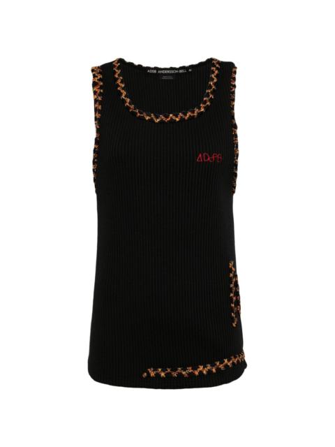 Andersson Bell ribbed-knit tank top