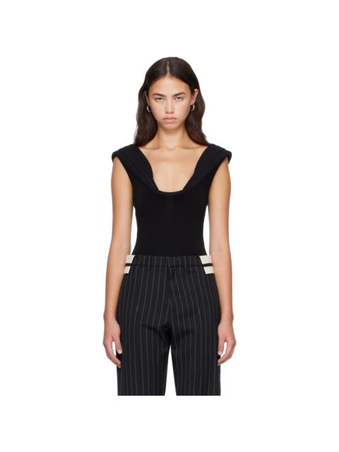 Jean Paul Gaultier Black 'The Sculpted' Bodysuit
